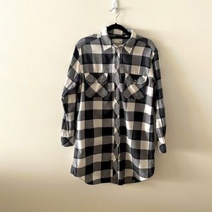 Wilfred Free flannel button down dress. S. Excellent condition. Buffalo plaid
